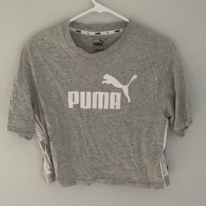 Puma grey crop top